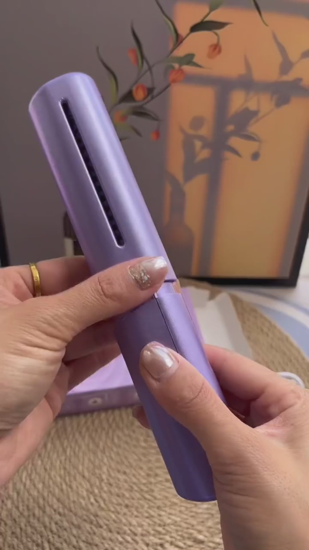 Cordless Hair Straightener Brush