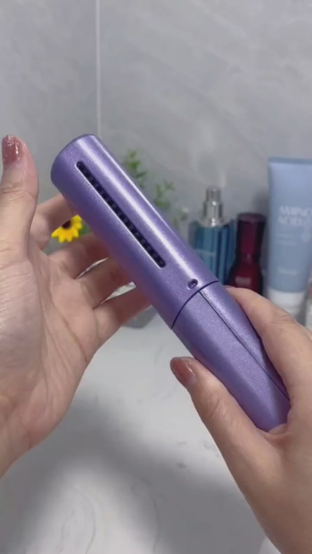 Cordless Hair Straightener Brush